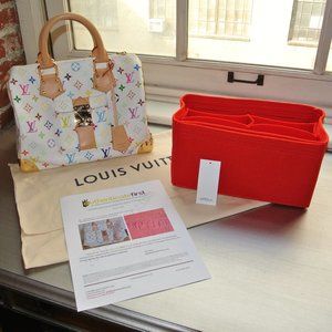 LOUIS VUITTON WHITE MULTICOLORE SPEEDY 30!